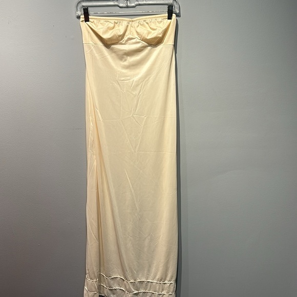 Vintage (Lot‎ of 2) Black & Ivory Slip dresses 34/36 coquette sexy romantic - Picture 8 of 13